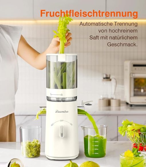 Entsafter, kein Vorschneiden von Obst und Gemüse nötig Entsafter, Saftreinheit bis zu 99,6%, 1,5 Liter - Image 7
