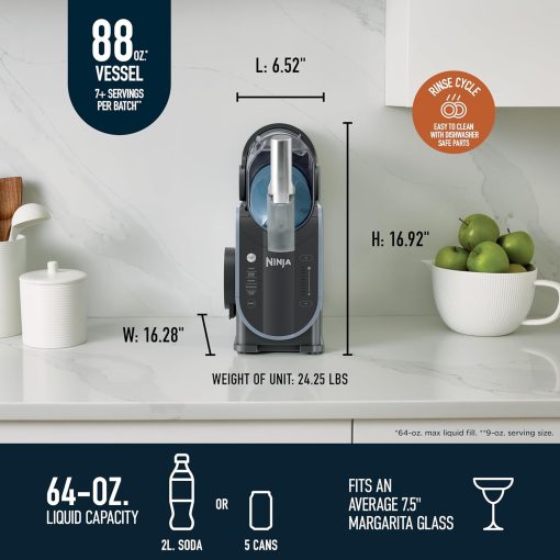 Professioneller Smoothie Maker mit RapidChill-Technologie und 5 voreingestellten Programmen für Frozen Margaritas und Smoothies - Image 10