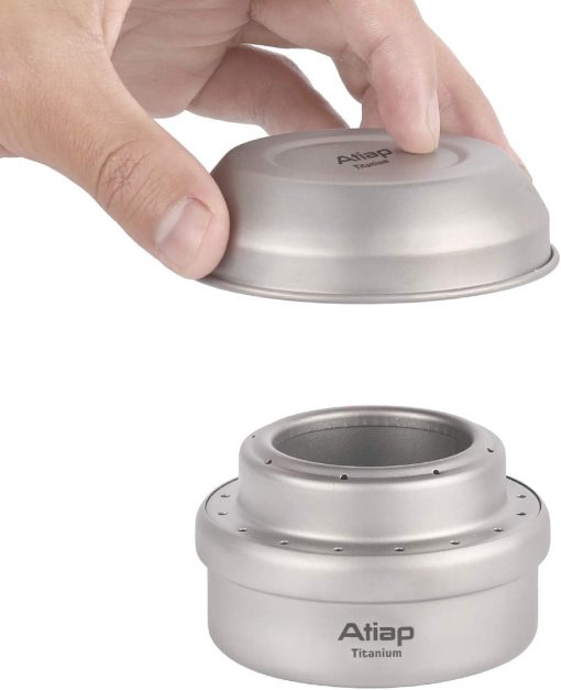 Titanium Alloy Alcohol Stove Mini Camping Stove - Image 3