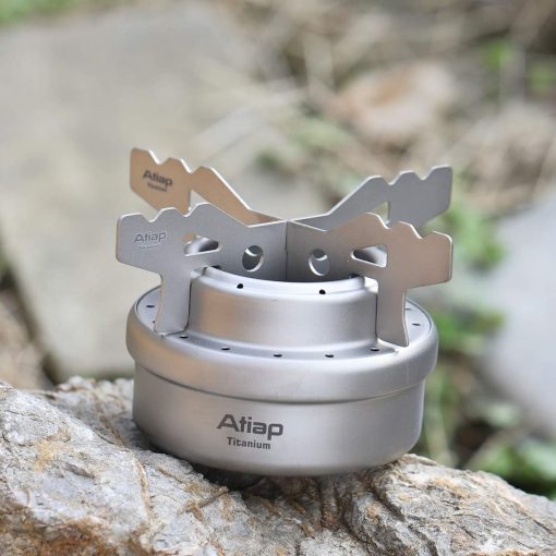 Titanium Alloy Alcohol Stove Mini Camping Stove - Image 8