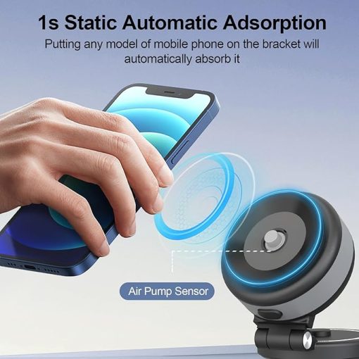 Tesla mobile phone holder, vacuum adsorption car holder, compatible with all mobile phones