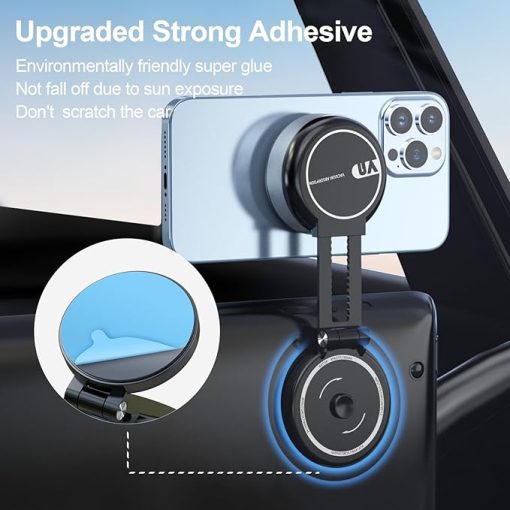 Tesla mobile phone holder, vacuum adsorption car holder, compatible with all mobile phones - Image 2
