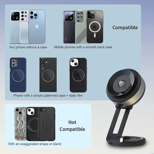 Tesla mobile phone holder, vacuum adsorption car holder, compatible with all mobile phones - Image 4