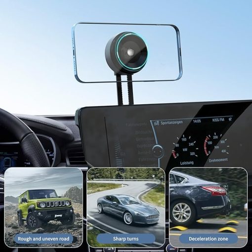 Tesla mobile phone holder, vacuum adsorption car holder, compatible with all mobile phones - Image 5
