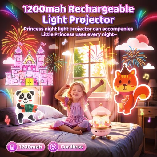 Baby night light projector for children's room, baby brightness night light - Image 5